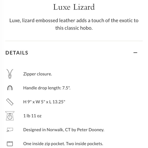 Dooney & Bourke Embossed Lizard Hobo Bag - Picture 2 of 10